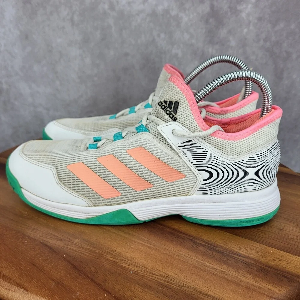 Adidas Adizero Ubersonic 4 K Tennis Shoes Mens 5.5 Pickle Ball Sneakers‎ GY3222